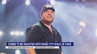 Luke Combs to be inducted into Music City Hall of Fame [upl. by Hamon]