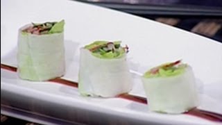 Sushi n roll  Spring roll de bife de chorizo con papel de arroz [upl. by Henni59]