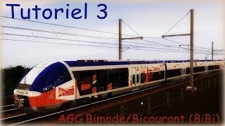 Tutoriel 3 sur Trainz Simulator  lAutorail Grande Capacité AGC BiBi FRHD [upl. by Rases]