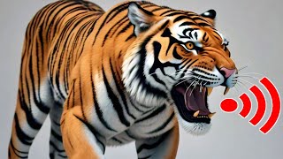 Tiger Roar Sound Effect  Sound of Tiger Growling  Tiger Roar to Attract Animals [upl. by Ajuna]