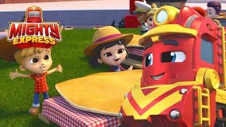 Nate’s Mighty Pancakes and MORE  Mighty Express Clips  Cartoons for Kids [upl. by Airekahs508]