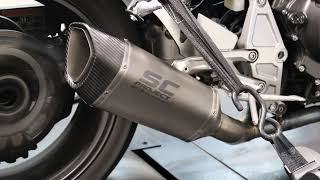 SCProject Full Exhaust System for Honda CB1000R Neo Sport Café [upl. by Annovahs]