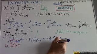 Liczymy przykładowe kolokwium z Analizy Matematycznej 2  całka niewłaściwa szeregi ekstremum i in [upl. by Susana]