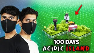 We Civilized This ACIDIC ISLAND in 100 Days [upl. by Dannye]