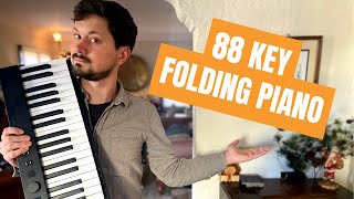 Folding Piano Review  The OYAYO 88Key Portable Keyboard [upl. by Llerol896]