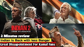 Indian 2  Not meet Audience Expectations  kamalhaasan  Anirudh  shankar [upl. by Torp]