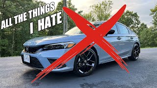 Things I HATE About My Civic Sport Hatchback 20 Manual 2024  23 [upl. by Ailalue]