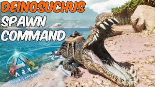 Deinosuchus Spawn Command ARK Survival Ascended How To Spawn Deniosuchus ASA [upl. by Jackqueline777]