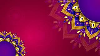 Modern Animated Festival Motion Background Video Loop  Motion Design Mandala Animation Video Loop [upl. by Amando]