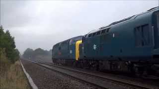 Severn Valley Railway Diesel Gala Convoy Wednesday 8th October 2014 Sneads Green and Lickey Bank [upl. by Nannah]