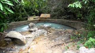 Chorros de Aguas Termales en Ureña VENEZUELA [upl. by Nowtna122]