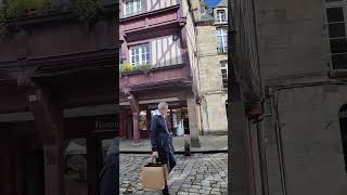 Having A Great Moment in Dinan Bretagne France france bretagnefrance history [upl. by Kalk]