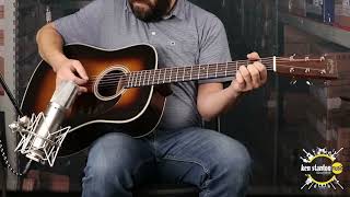 MARTIN HD28SB REIMAGINED ACOUSTIC GUITAR IN SUNBURST Guitar Demo [upl. by Clinton]