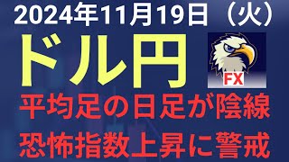 【相場解説】２０２４年１１月１９日（火）ドル円 [upl. by Annaj]