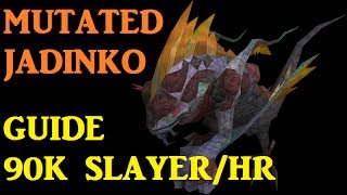 Mutated Jadinko Slayer Guide  90K Slay XP per hour Runescape 2014 [upl. by Ecnarrat783]