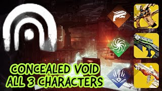 Legend Lost Sector Concealed Void on all Classes  Destiny2 Season of the Wish [upl. by Adihsaar722]