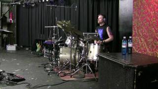 Sean Reinert soundcheck and quotdrumsoloquot in HD [upl. by Graff]