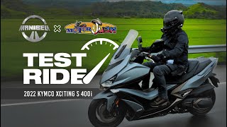 2022 KYMCO XCITING S 400i  Manibela Test Ride featuring Motor ni Juan [upl. by Arlen188]