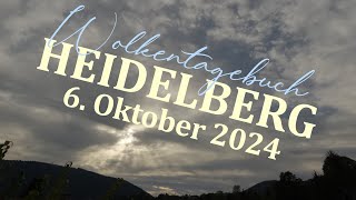 06102024 Wolkentagebuch 🌤 Der Himmel im Zeitraffer 🌤 Cloud Timelapse [upl. by Anitnuahs]