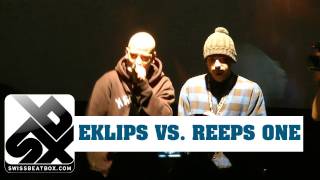 Reeps One vs Eklips  Beatbox Battle at the Dmc Championship [upl. by Nnylatsirk]