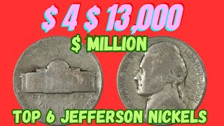 TOP MOST EXPENSIVE USA JEFFERSON NICKELS WORTH A LOT OF MONEY [upl. by Marina]