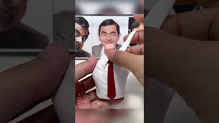 Clay Artisan JAY ：Creating a Funny Clay Portrait of Mr Bean [upl. by Airdua]