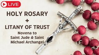 Live Rosary Today  Joyful Mysteries amp Novena to Saint Jude [upl. by Fontana]