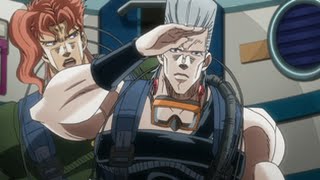 Polnareffs Hand Signal  JoJos Bizarre Adventure Stardust Crusaders [upl. by Bolling]