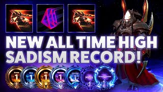 Alarak Deadly Charge  NEW ALL TIME HIGH SADISM RECORD  Bronze 2 Grandmaster S3 2022 [upl. by Eiramaliehs569]