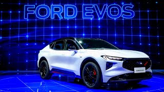 2021 Ford EVOS review  Auto Shanghai debuts with a 27inch 4K touch screen like the Honda E [upl. by Barbarese]