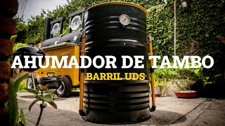 Cómo construir tu propio ahumador casero sin soldar  Ahumador de tambo o barril UDS [upl. by Dwain811]