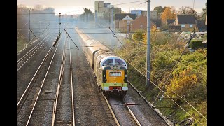 D9000 Royal Scots Grey  At speed with The Edinburgh Christmas Market  23rd amp 26th November 2023 [upl. by Leitnahs]