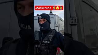 Maskarada 👮‍♂️🫣👮‍♂️policja policjant chwdp dziennikarz press ulica patrol rzeczywistość [upl. by Sachi]