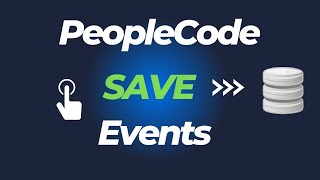 PeopleCode Save Events Tutorial  PeopleCode Events Tutorial  Episode 6  Sameer Pravin Ranalkar [upl. by Claman]