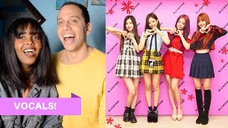 BLACKPINK REAL VOICES REACTION BLACKPINK REACTION [upl. by Sorce]