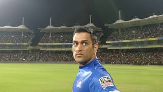 Goosebumps as Dhoni walks into Chepauk for CSK practice to a rousing welcome [upl. by Ardnauqal698]