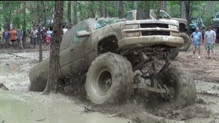 BIG BLOCK CHEVYS TACKLE BIG MUD RUTS [upl. by Amara]