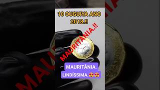 10 OUGUIYA ANO 2018 MAURITÂNIAwvnumismatica moedas coin euro colecionismo money foyou [upl. by Haswell]