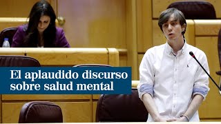 El aplaudido discurso sobre salud mental de un diputado de Más Madrid en la Asamblea [upl. by Ydner]