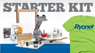 Screen Printing Silk Screening Starter Kit  How To Screen Print [upl. by Hoyt595]