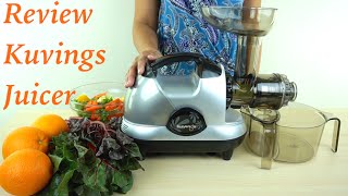 Kuvings NJE3580U Masticating Slow Juicer Review [upl. by Eydnarb]