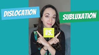 Dislocation Vs Subluxation [upl. by Caundra]