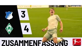 Hoffenheim vs Bremen 34 All Goals amp Extended Highlights [upl. by Oah]