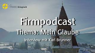 Firmpodcast 02  Mein Glaube LiveInterview [upl. by Eentrok]