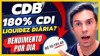 QUANTO RENDEU por dia 10 MIL REAIS em 1 mês aplicados no CDB LIQUIDEZ DIÁRIA Banco Daycoval [upl. by Luckin342]