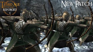 NIMRODEL BORDERLANDS OF THE SILVAN ELVES Siege Battle  Third Age Total War Reforged [upl. by Drawets]