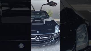 Gullwing doors open on this incredible sls amg mercedes benz black series [upl. by Eradis]