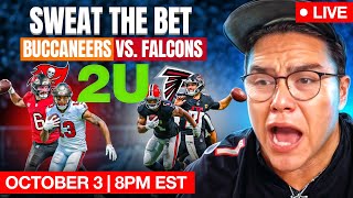 Sweat the Bet  NFL Week 5  Bucs vs Falcons❗️🏈 [upl. by Llered257]