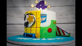 Making a Buzz and Woody Cake  Toy Story Cake [upl. by Aluino831]