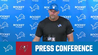 Dan Campbell postgame media availability  2024 Week 2 Lions vs Buccaneers [upl. by Harewood]